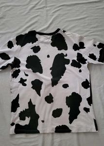 Cow Print Bonkers corner Graphic Tee