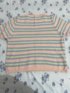 Striped Knit Top