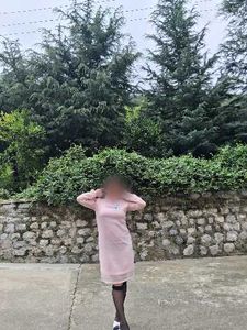 Elegant Light Pink Cold Shoulder Dress