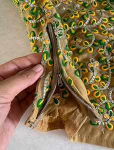 Purple &amp; Green Lehenga Set – Three-Piece Ensemble