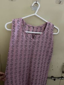 Stylish Pink Ethnic Kurta