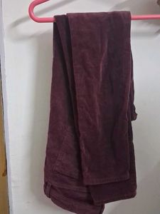 Maroon Corduroy Pants
