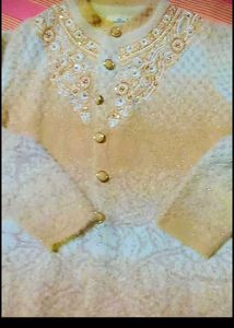 Embellished Fuzzy Sweater