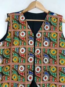 Multicolor Embroidered Overcoat (Women's)