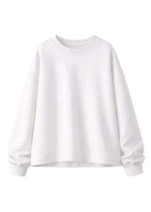 Oversized White Sweatshirt