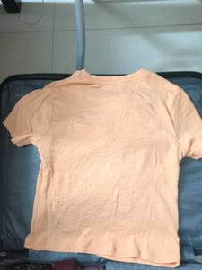 Peach Cut-Out Top