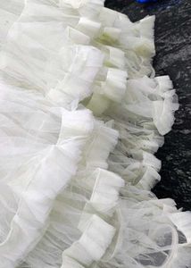 Off-white Flared Party Wear Gown