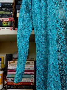 Beautiful Teal Lace Cardigan