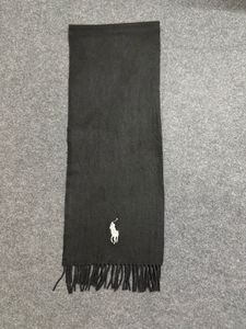 Classic Black Polo Ralph Lauren Scarf