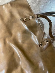 Large Tote Leather Bag (made In Thailand)