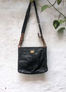 fossil vintage yk2 leather bag