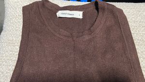 Perfect Stranger Brown Sleeveless Top