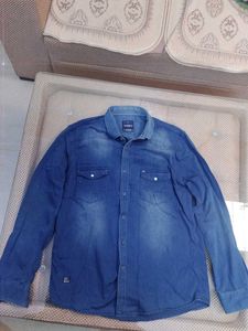 Men's Blue Denim Shirt