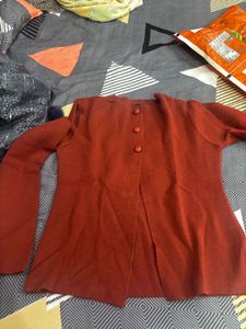 Red  sweater