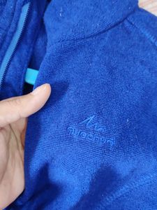 Decathlon Blue Fleece Zip-Up Jacket