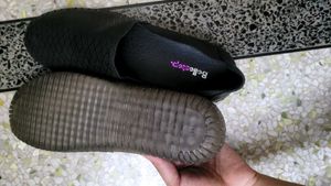 Bellestep Black Slip-On Loafer Flats