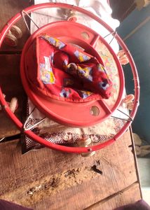 Vintage Red Baby Walker