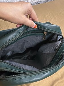 ❗️SALE❗️leather Green Handbag 👜