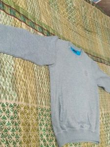 Men's Grey Pullover Sweatshirt
