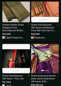Kanchipuram Gold Zari Silk Saree