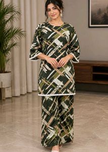 Stylish Printed Kurta and Palazzo Set