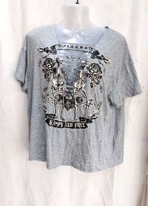 Gothic Skeleton Graphic Tee