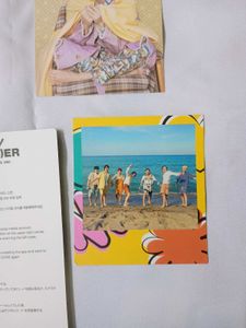 BTS CD,Polaroid,Suga postcard layover inclusions