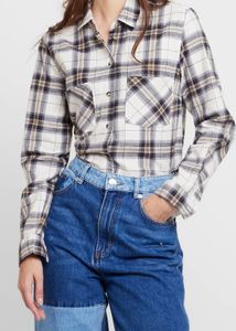 Pure Cotton Plaid Shirt