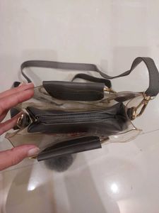 Cute Clear PVC Clutch Bag