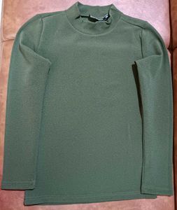 Sassafras Women Olive Green Solid Top