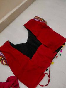 Red Embroidered Lehenga Choli