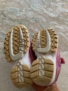 Pink Fila Sneakers
