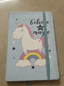 Unicorn Themed Ruled Hard Bound Notebook