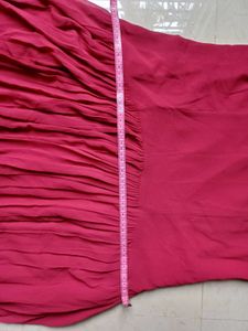 Drop Waist Elegant Red Spaghetti Strap Maxi Dress