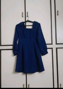 combo of 2 dresses blue and yellow