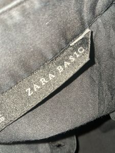 Zara Basic Bossy Blouse Shirt