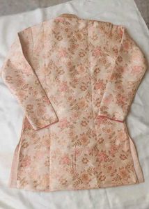 Men's Floral Print Kurta