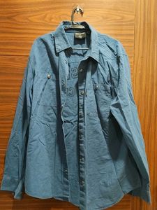 Harley-Davidson Blue Pinstripe Shirt