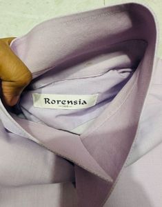 Men's Lavender Button-Up Shirt