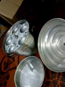 Vintage Idli Steamer Pot aluminium body