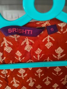 Red Ethnic Kurta Jacket