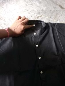 New Men's Black kurta
