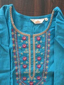 Elegant Teal Kurta Set with Dupatta