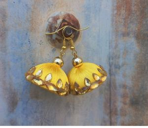 Handmade thread jhumka