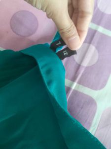 Stunning Teal Embroidered Naira Set