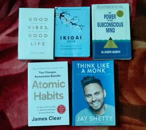 (HUGE PRICEDROP) Combo Of 5 New Self Help Books