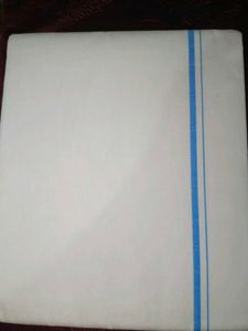 2 pieces Cotton Dhoti with Border