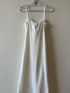 Elegant White Slip Dress
