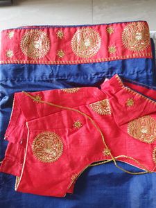 Beautifully Embroidered Silk Blouse