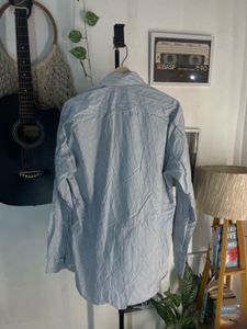 brooks brother Men's Blue Striped Button-Down Shir